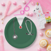 Assiettes En Carton Docteur (Fête)