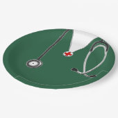 Assiettes En Carton Docteur (Angle)