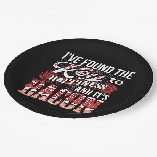 Assiettes En Carton Don Bacon Lover (Angle)