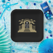 Assiettes En Carton Don funéraire en mémoire (Fête)