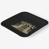 Assiettes En Carton Don funéraire en mémoire (Angulaire)