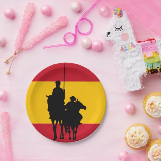 Assiettes En Carton Don Quixote 2 (Fête)