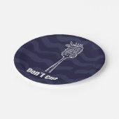 Assiettes en carton - Don’t Cut – Humour Spaghetti (Angle)