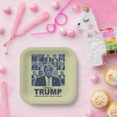 ASSIETTES EN CARTON DONALD TRUMP (Fête)