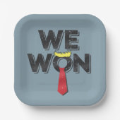 Assiettes En Carton Donald Trump 2024 (Recto)