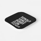 Assiettes En Carton Donald Vance Bobby Elon et Tucker (Angulaire)