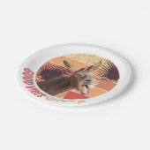 Assiettes En Carton Donkey hurlant - Good Vibes seulement (Angle)