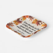 Assiettes En Carton Donner une collection Merci (Angulaire)