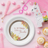 Assiettes En Carton Donnez à des mercis la plaque à papier (Fête)