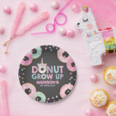 Assiettes En Carton Donut Birthday Party Papier Plaque Donut & Unicorn (Fête)