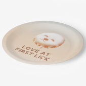 Assiettes En Carton Donut Dream: Glazed Smile Pup  (Angle)