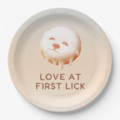 Assiettes En Carton Donut Dream: Glazed Smile Pup  (Devant)