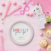 Assiettes En Carton Donut Grow Up Anniversaire mignonne Pastel doughnu (Fête)