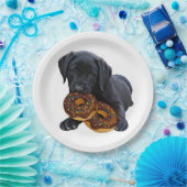 Assiettes En Carton Donuts - Black Lab - Black Lab (Fête)
