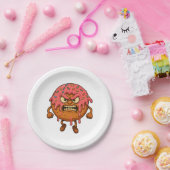 Assiettes En Carton Donuts en colère II (Fête)