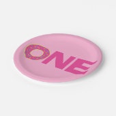 Assiettes En Carton Donuts Enfants 1er Anniversaire Thème (Angle)
