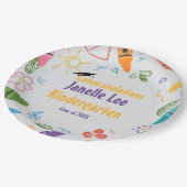 Assiettes En Carton Doodle Kindergarten Graduation Party (Angle)