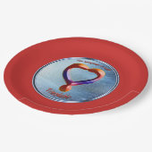 Assiettes En Carton Doodling sur le symbole de l'amitié (Angle)