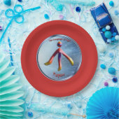 Assiettes En Carton Doodling sur le symbole de l'objet (Fête)