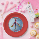 Assiettes En Carton Doodling sur le symbole de l'objet (Fête)