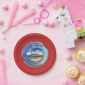 Assiettes En Carton Doodling sur le symbole du pardon (Fête)