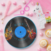 Assiettes En Carton Dossier des guitares électriques psychédéliques d' (Fête)