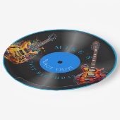 Assiettes En Carton Dossier des guitares électriques psychédéliques d' (Angle)