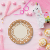 Assiettes En Carton Dotty Delight Orange (Fête)