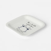 Assiettes En Carton Double blanche moderne célébrations Anniversaire c (Angulaire)