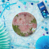 Assiettes En Carton Double floraison cerisier II printemps fleuri (Fête)