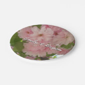 Assiettes En Carton Double floraison cerisier II printemps fleuri (Angle)