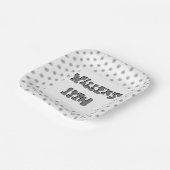 Assiettes En Carton Double texte Ado fête d'anniversaire garçon (Angulaire)