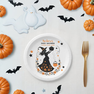 Assiettes En Carton Double Trouble Brew - Un Baby shower Halloween jum