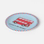 Assiettes En Carton Doubles approvisionnements rouges de fête (Angle)