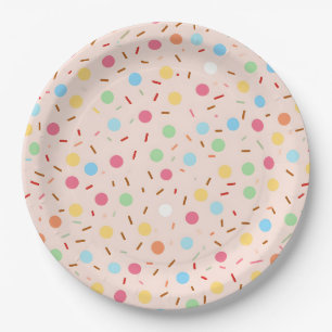 Assiettes En Carton Douce Baby Shower aquarelle