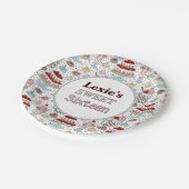 Assiettes En Carton Douceur personnalisée 16 Plaque papier d'anniversa (Angle)