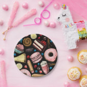 Assiettes En Carton Douceurs (Fête)