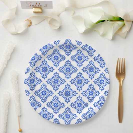 Assiettes En Carton Douche citron (Mariage)