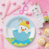 Assiettes En Carton Douches d'avril mignonnes (Fête)