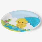 Assiettes En Carton Douches d'avril mignonnes (Angle)