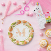 Assiettes En Carton Doux Comme Une Pêche | Fruit Blossoms Anniversaire (Fête)