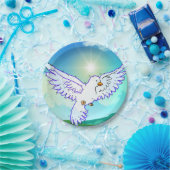 Assiettes En Carton Dove Connect (Fête)