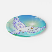 Assiettes En Carton Dove Connect (Angle)