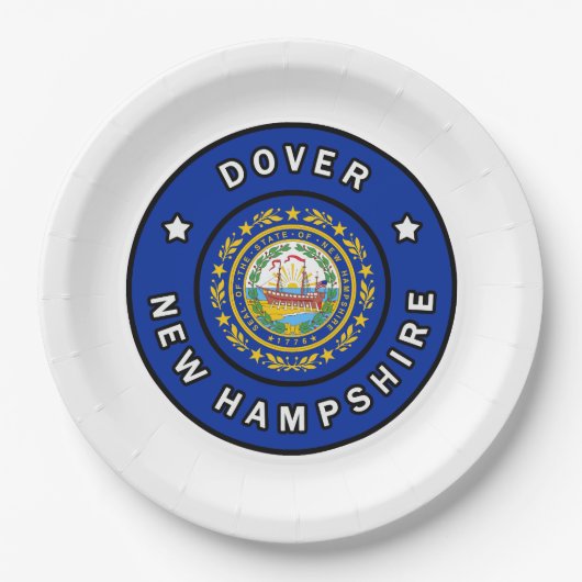 Assiettes En Carton Dover New Hampshire (Devant)