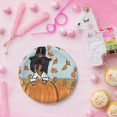 Assiettes En Carton Doxie Thanksgiving (Fête)