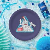 Assiettes En Carton Dr Seuss | Cat in the Moon Outer Space Graphic (Fête)
