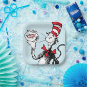 Assiettes En Carton Dr Seuss | Chat dans le Casquette & Krinklebine (Fête)