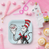 Assiettes En Carton Dr Seuss | Chat dans le Casquette & Krinklebine (Fête)