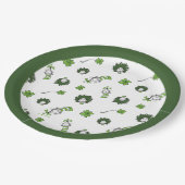 Assiettes En Carton Dr Seuss | Chat dans le Motif Casquette Clover (Angle)