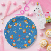 Assiettes En Carton Dr Seuss | Chat dans le Motif spatial Casquette (Fête)